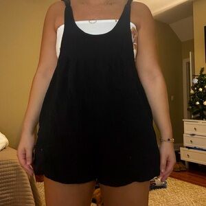 Black romper. Size small